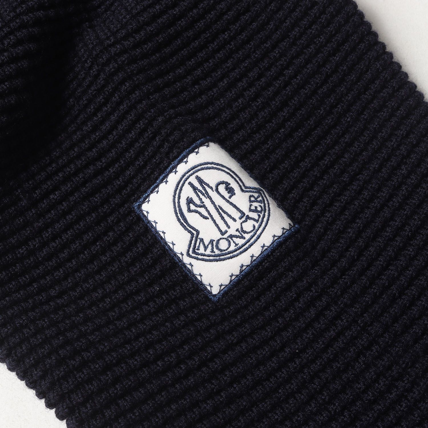 MONCLER GAMME BLEU モンクレールガムブルー ニット サイズ:M トリコロールライン ワッフル編み ウール ニット ネイビー 紺  トップス セーター イタリア製【メンズ】 - メルカリ