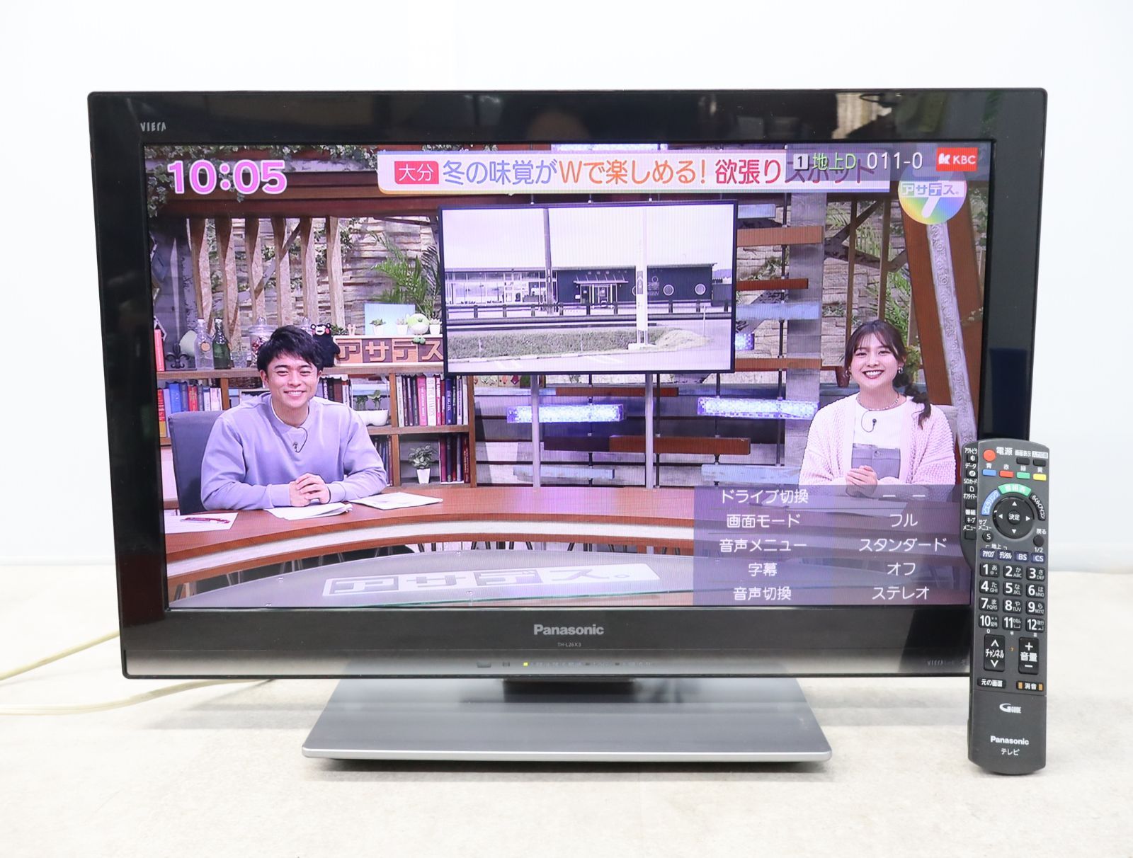 Panasonic TH-L26X3 テレビ B-CASカード付き Panasonic 中古 TA-THL26X3 液晶テレビ 26V パナソニック TH