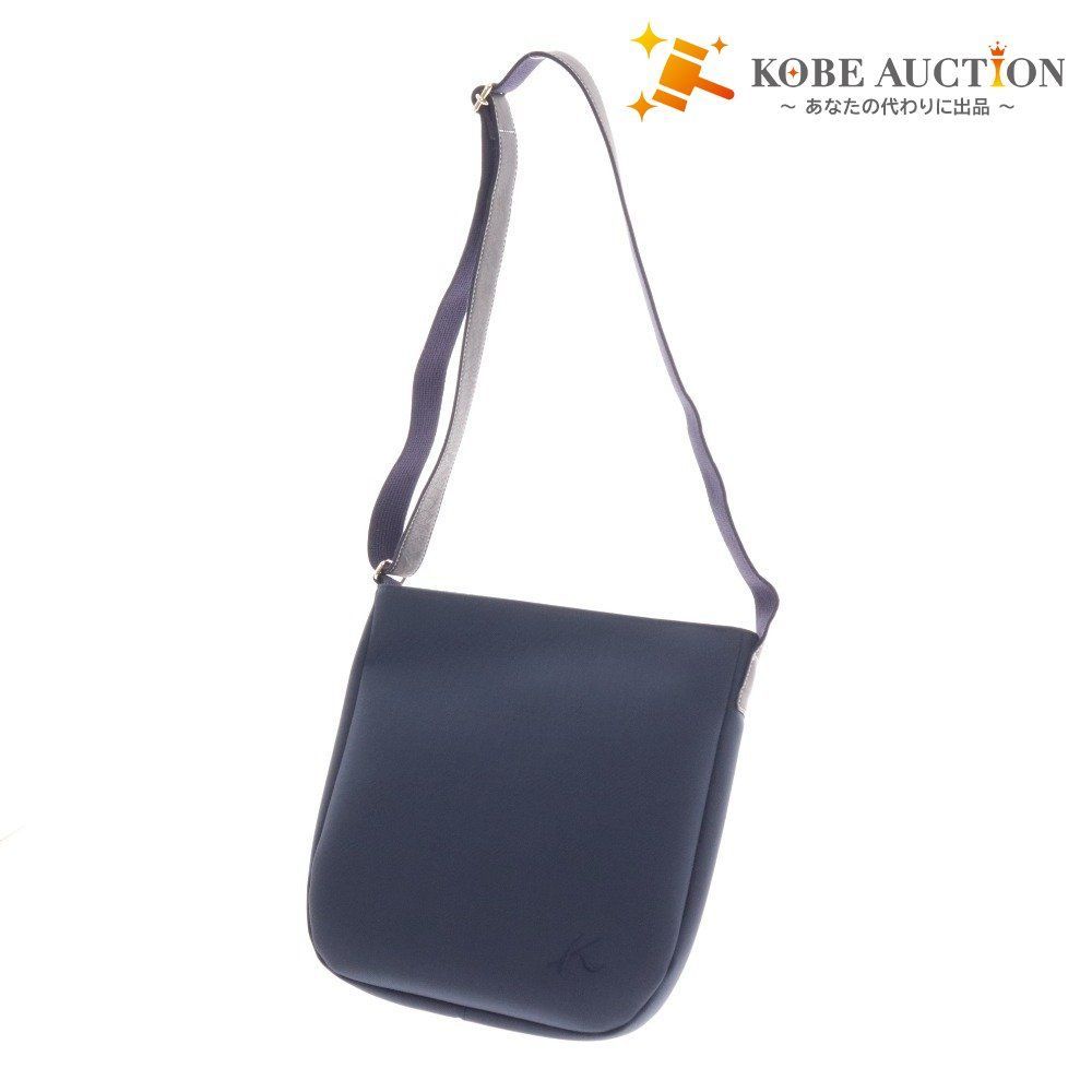 【新品】キタムラ　ショルダーバッグ　ロゴ刺繍　ネイビー　ナイロン キタムラ ショルダーバッグ スマホショルダー 刺繍 ナイロン ネイビー