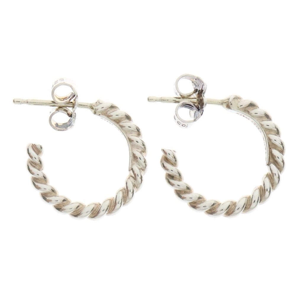 TIFFANY & Co. (ティファニー) VINTAGE ツイストフープ ピアス