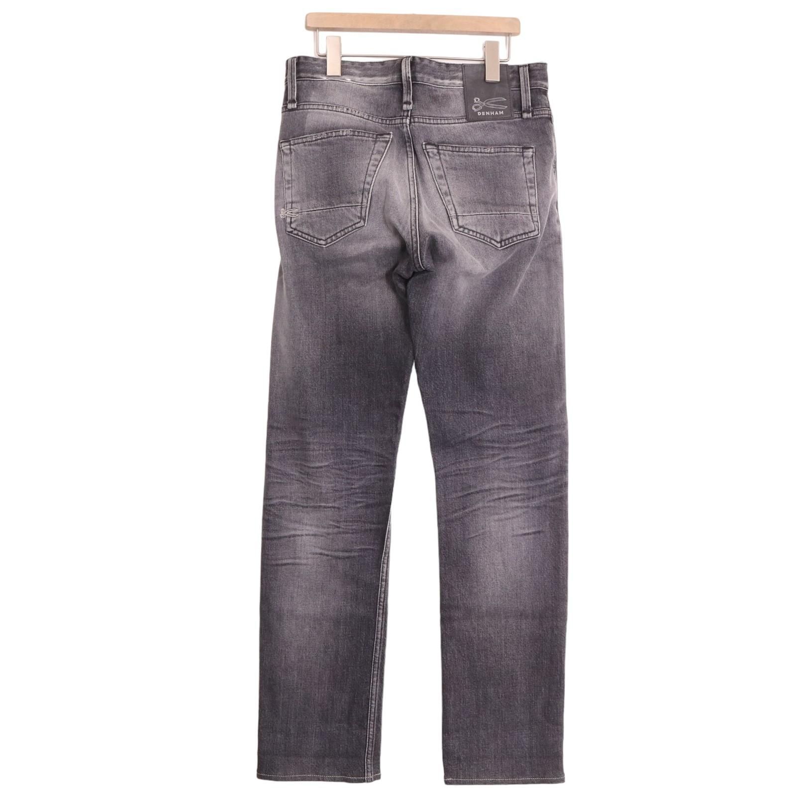 DENHAM / RAZOR SLIM FIT デンハム リペア加工 ボタンフライ デニム 