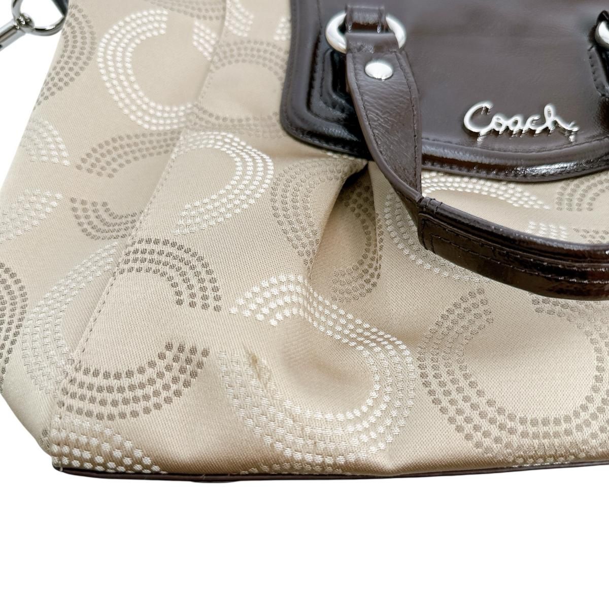 コーチ B1481-F20027 ハンドバッグ ブラウン COACH アシュリー ドット