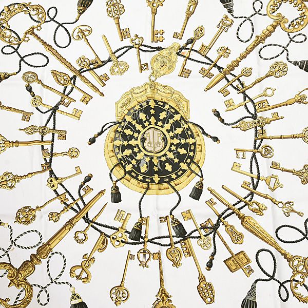 美品 HERMES プチカレ シルクスカーフ LES CLES THE KEYS 美品 HERMES プチカレ シルクスカーフ LES CLES THE KEYS - メルカリ