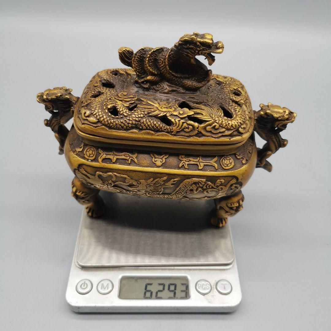 銅器 香炉 竜紋香炉 檀香炉 鼎 香道具 茶道具装飾品 現代工芸品美術品 置物 銅器 香炉 竜紋香炉 檀香炉 鼎 香道具 茶道具装飾品 現代工芸品美術品