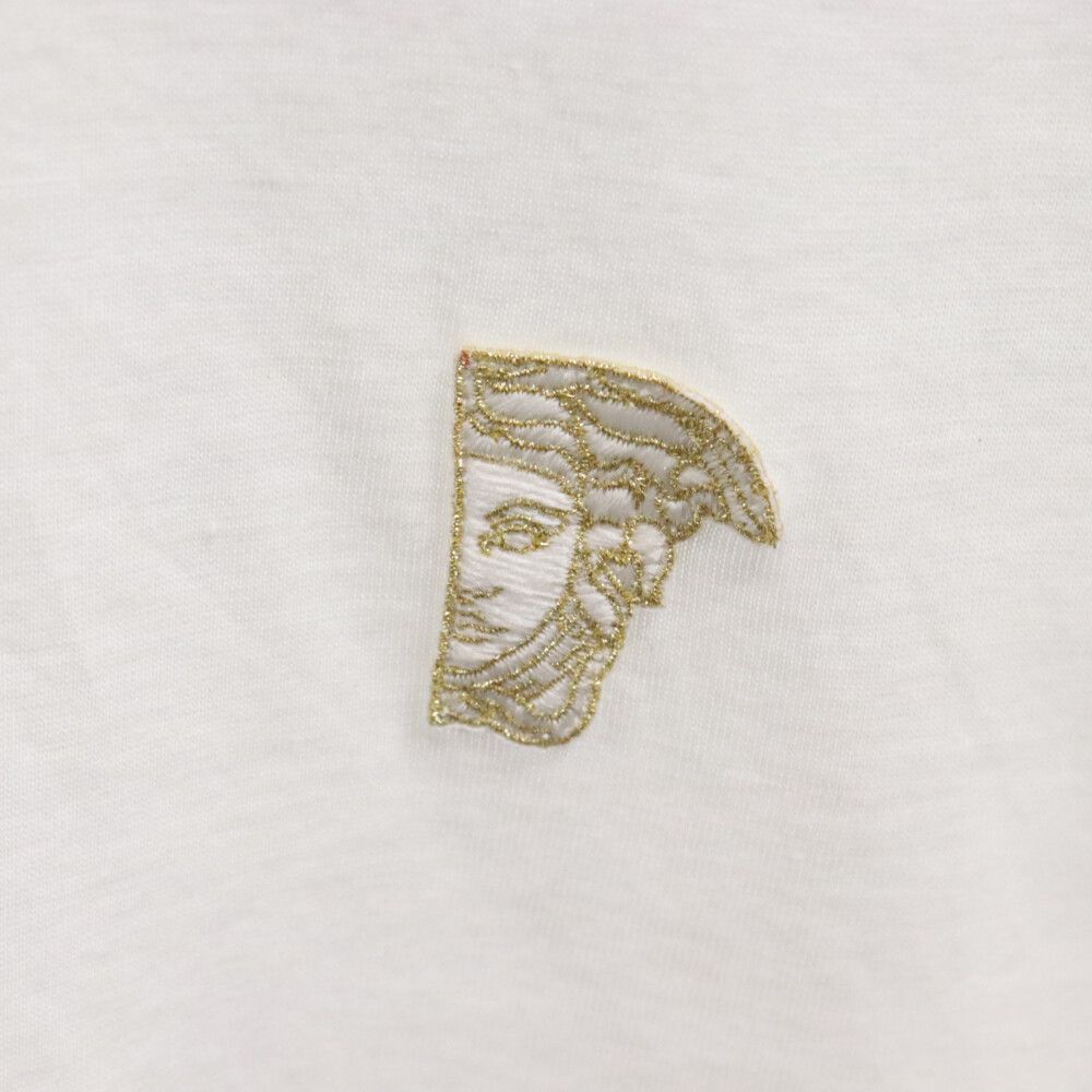 VERSACE (ヴェルサーチ) メデューサ刺繍 長袖カットソー V800491R 
