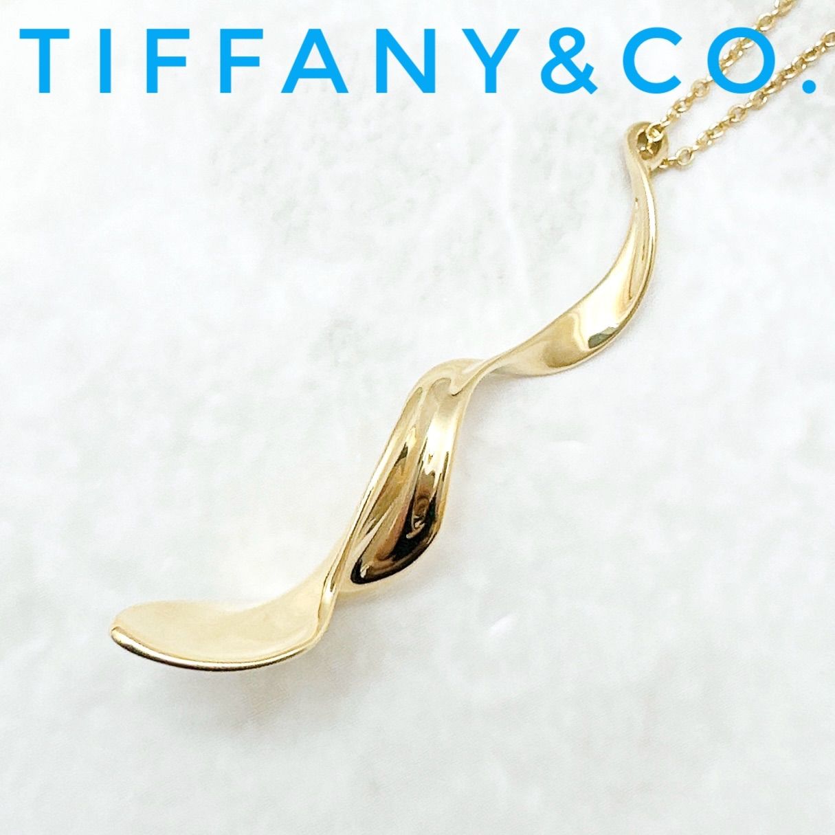 美品/希少?Tiffany＆Co. オーキッドドロップ イエローゴールド 