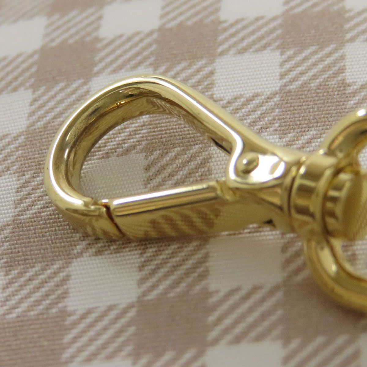 チェック柄 化粧ポーチ