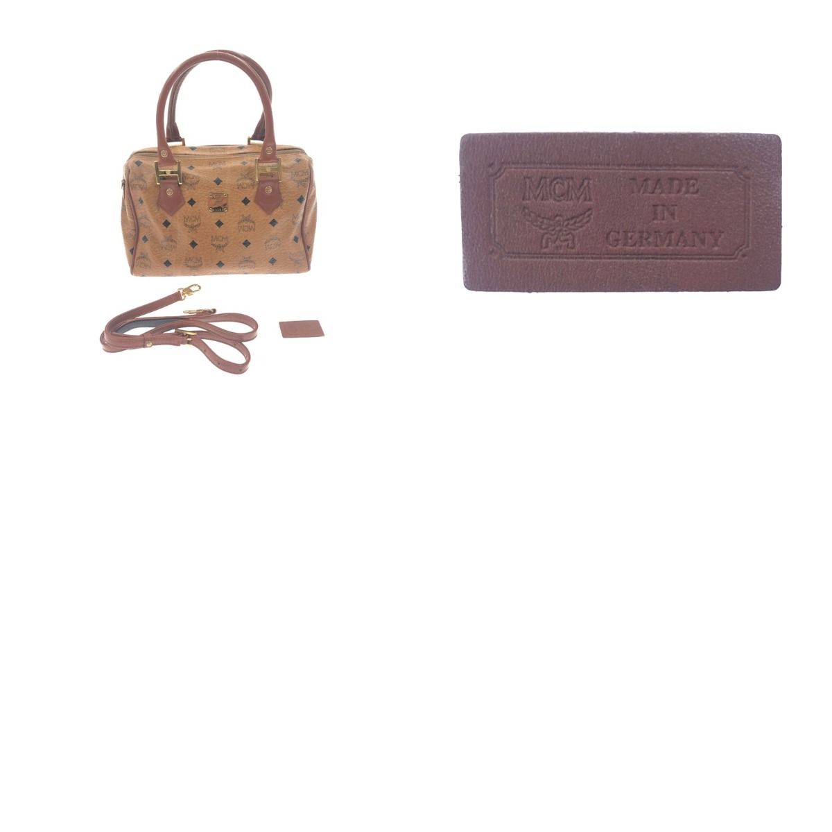 〇〇MCM エムシーエム ヴィセトス ロゴグラム 2way ショルダーバッグ 