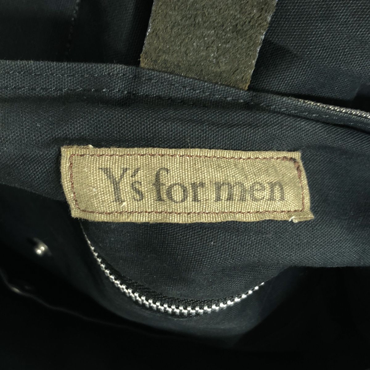 Y´s for men ワイズ フォーメン レザーコンビ2WAYキャンバス