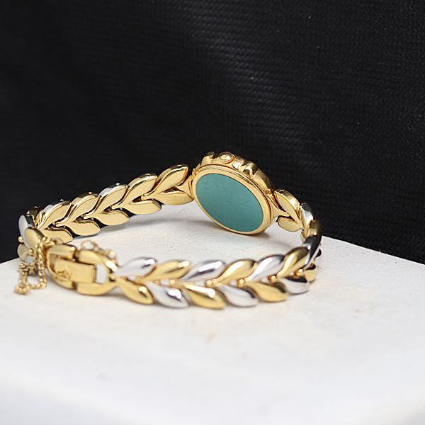 ニナリッチ 4N20-0290 QZ アイボリー文字盤 石付 1P ダイヤベゼル