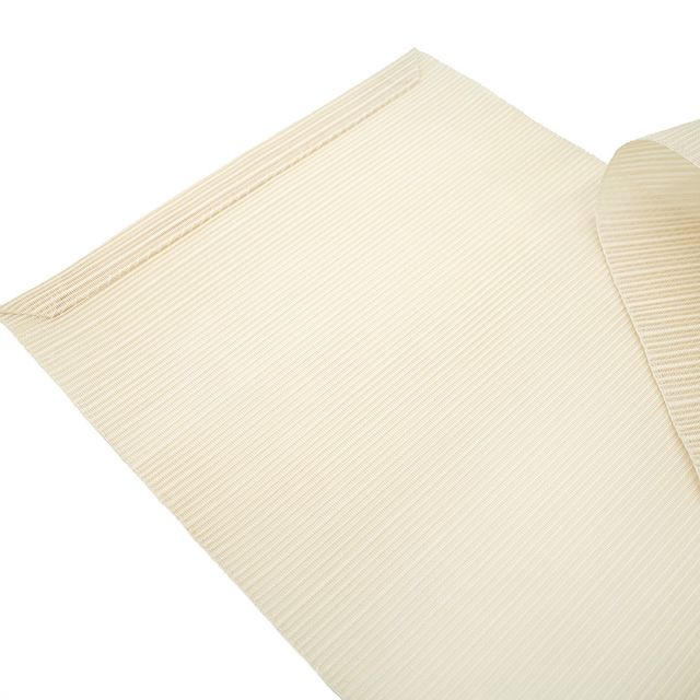 新古品】 夏物 開き 名古屋帯 正絹 八寸 開き仕立て 絽刺し 金駒