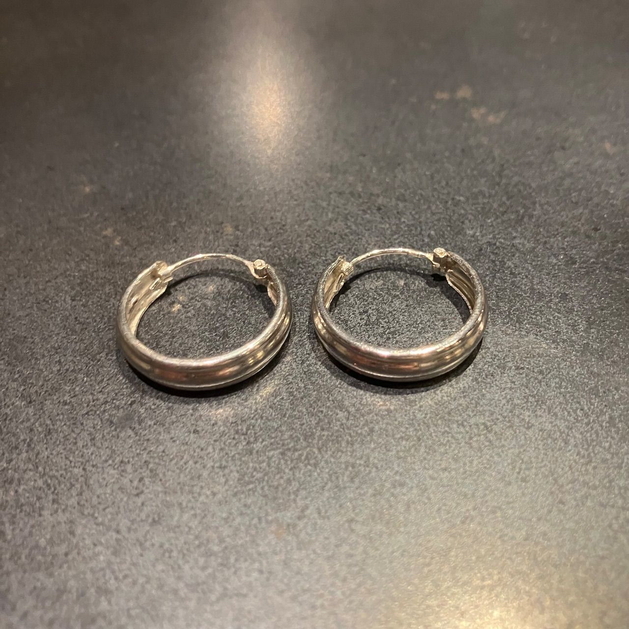 SILVER925 WIDE HOOP EARRINGS /シルバー/ピアス/イヤリング