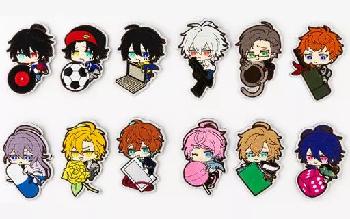 【中古】バッジ・ピンズ(キャラクター) 全12種セット 「ヒプノシスマイク-Division Rap Battle- ししゅうますこっとコレクション」