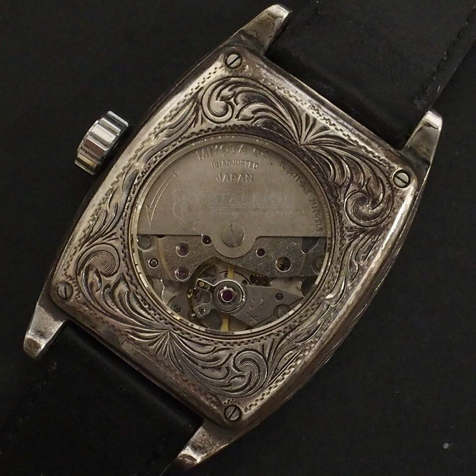 m001 T1(30) ファニー スタリオン 自動巻腕時計 銀無垢彫刻 925