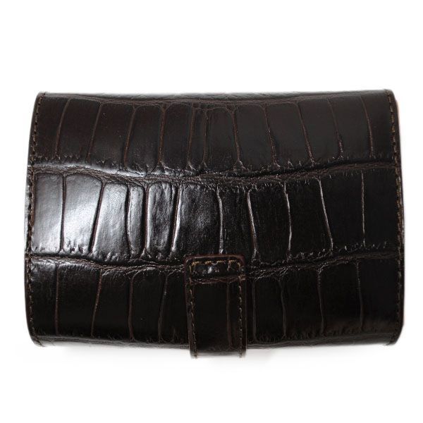 フェリージ　3500 フェリージ 財布 クロコダイル型押し エンボスレザー フリンジ