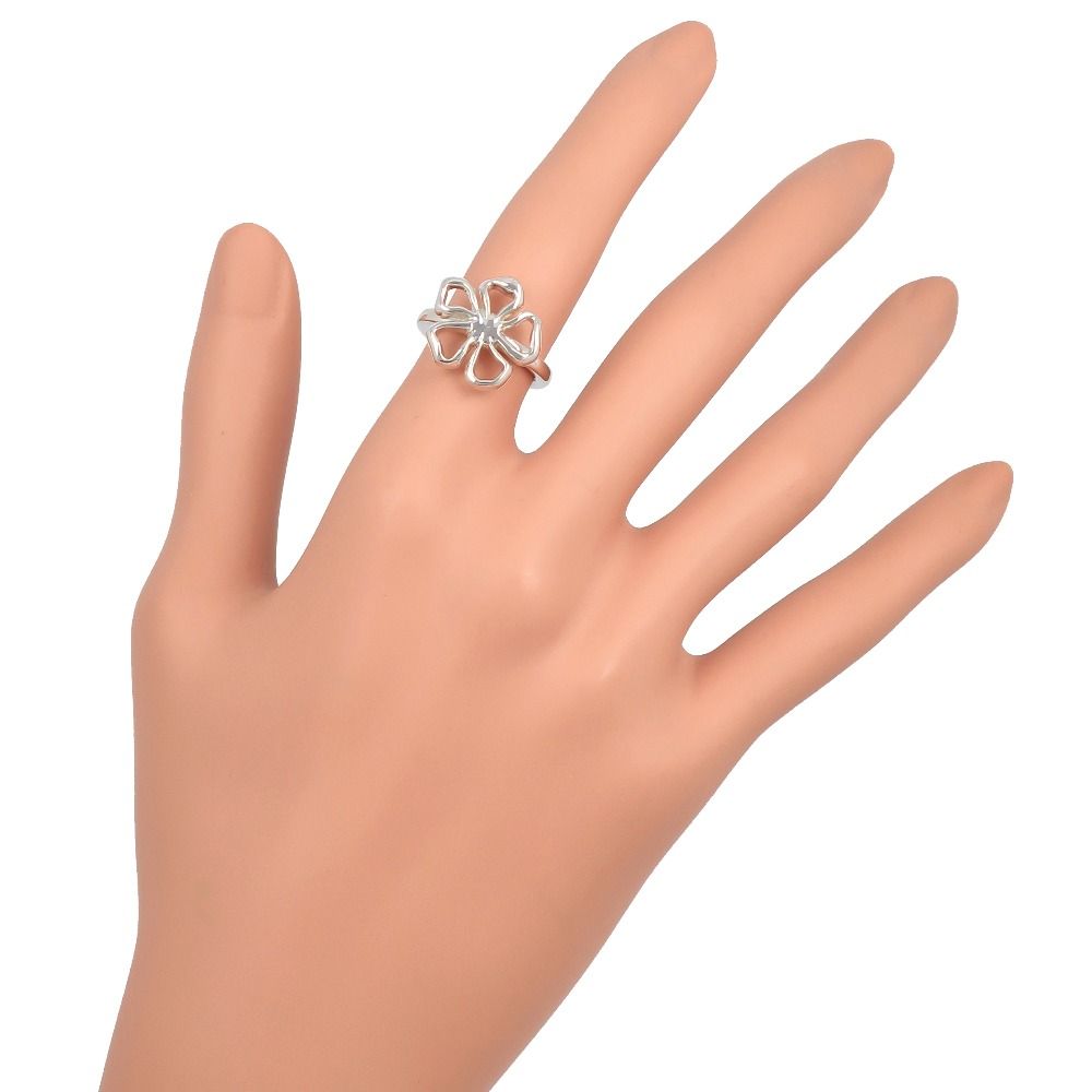 TIFFANY&Co.】ティファニー フラワー ヴィンテージ シルバー925 9.5号