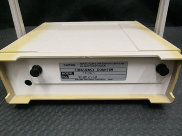 横河 FREQUENCY COUNTER FC-863 中古品 Yahoo!オークション - YOKOGAWA FC-863 周波数カウンター[横河][FREQUE