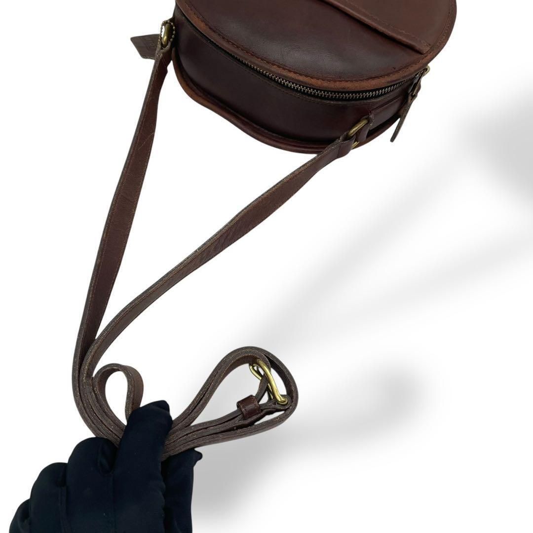 美品 4749 OLD COACH オールドコーチ ショルダーバッグ ブラウン