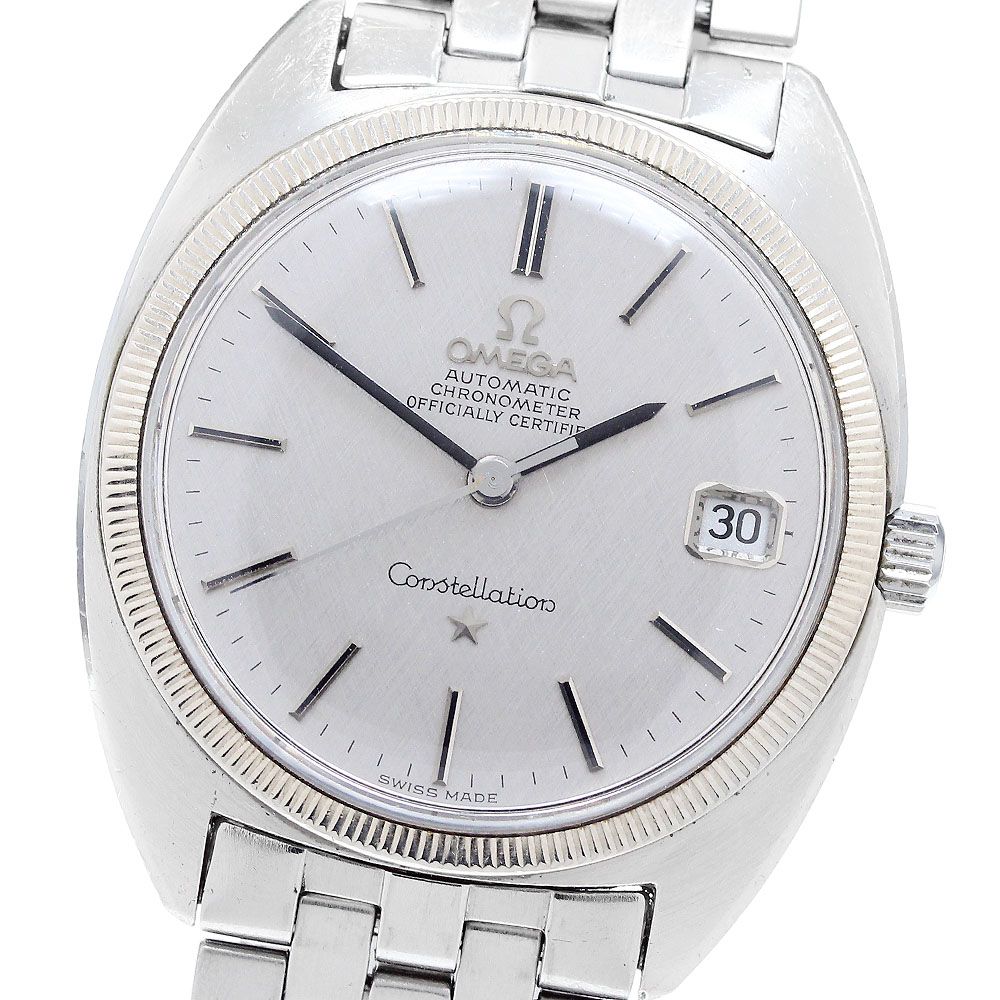 オメガ OMEGA コンステレーション デイト Cal.564 自動巻き OMEGA】 1960's コンステレーション Cライン フラットベゼル