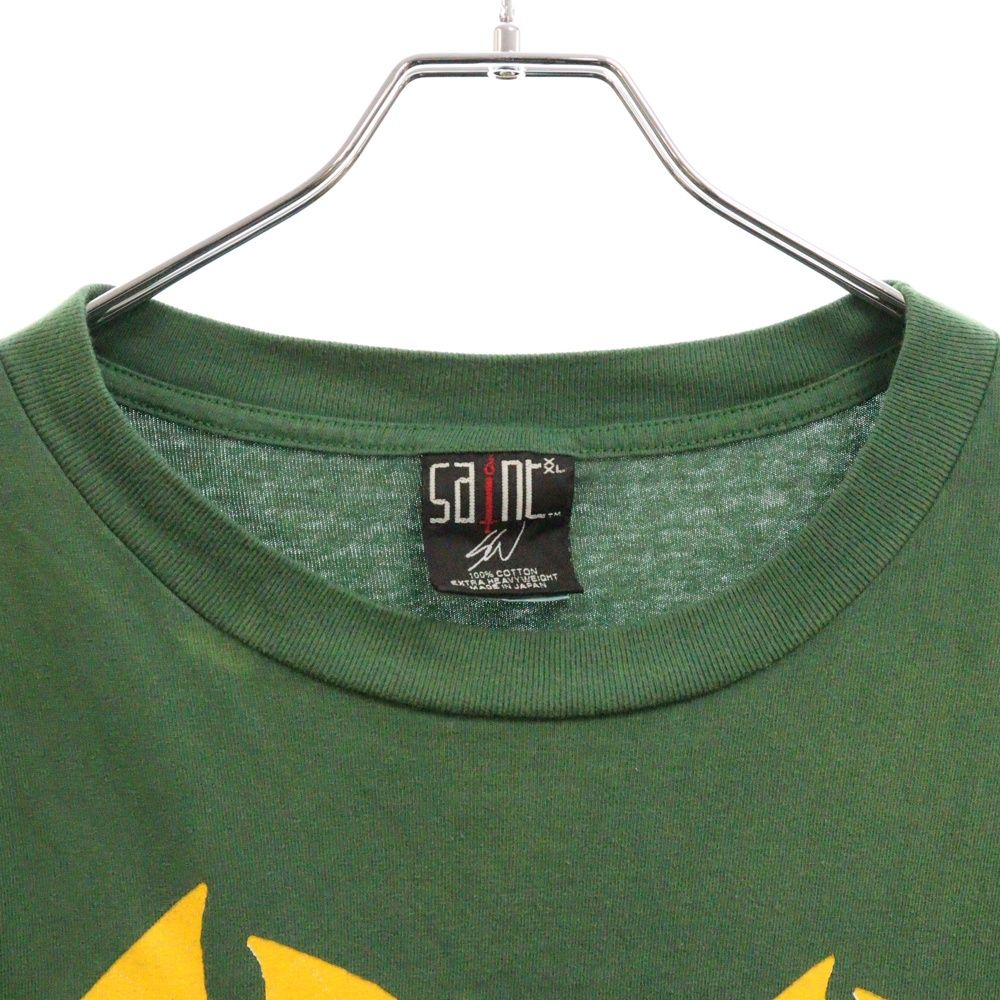 2枚セット　セントマイケル Tシャツ 100%コットン 緑色 2枚セット セントマイケル Tシャツ 100%コットン 緑色 セントマイケル