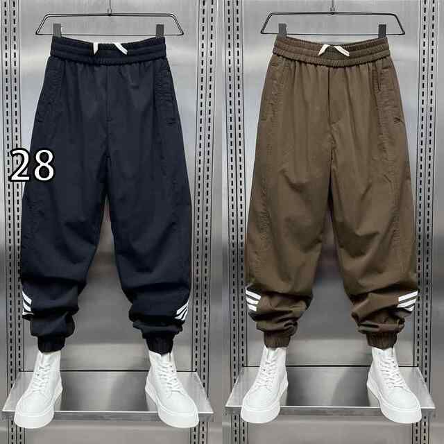 [28   ]メンズ ファッション 服  オシャレ シンプル 大 かっこいい 大きいサイズ ストリート 紳士服 秋 カジュアル パンツ 韓国 スタイル ストライプ スウェットパンツ