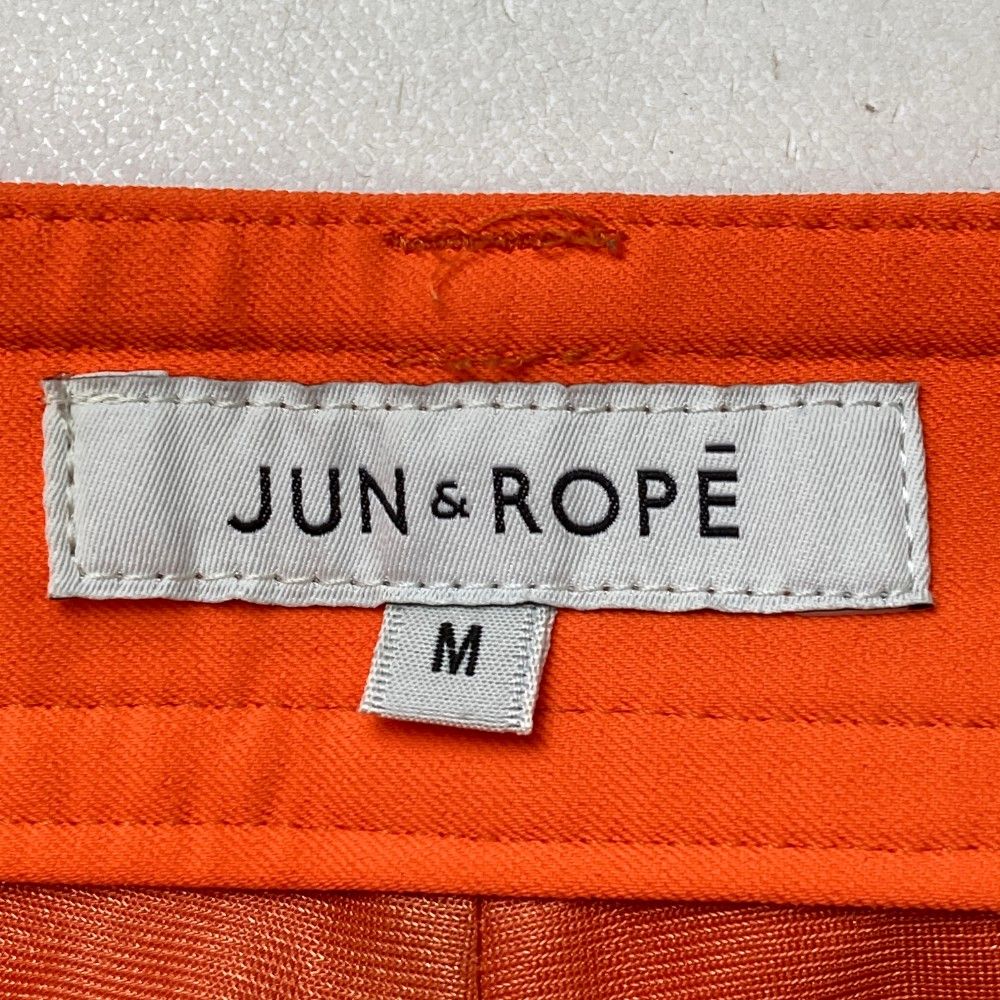 サイズ：M JUN&amp;ROPE ジュン アンド ロペ  インナー付 ストレッチスカート  オレンジ系 [240101447244] ゴルフウェア レディース ストスト サイズ：M JUN&ROPE ジュン アンド ロペ インナー付 ストレッチ