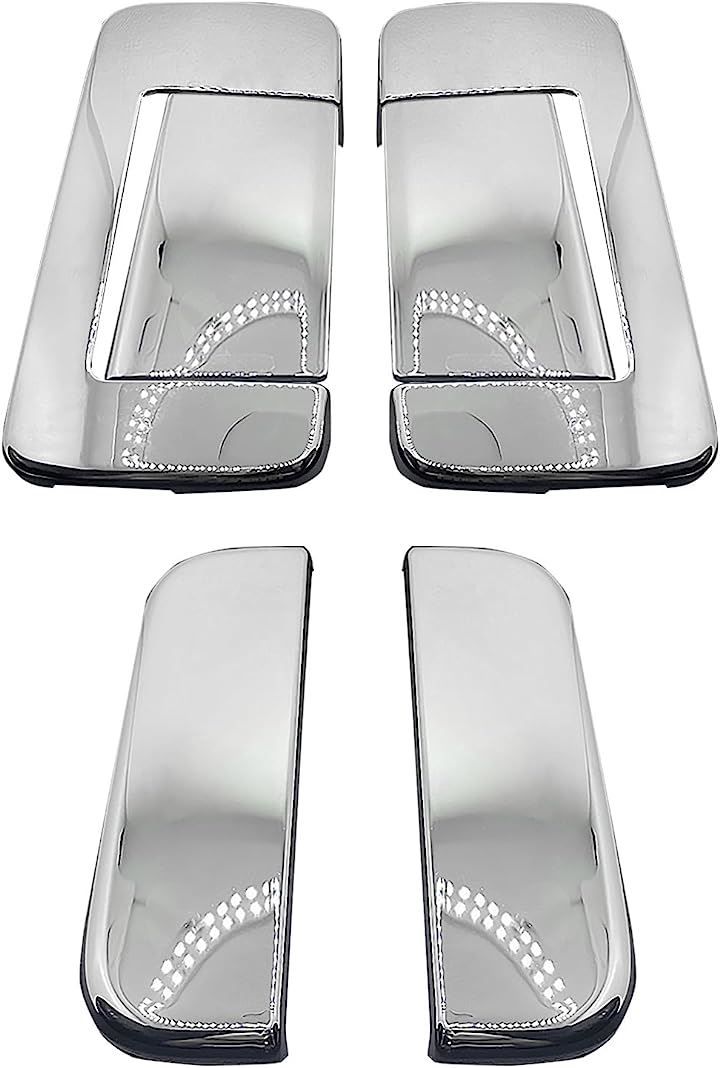 ファビュラス堂 ドア ノブ カバー アトレー S700V S710V 専用 シール付( シルバー(銀)スマートキー非対応)