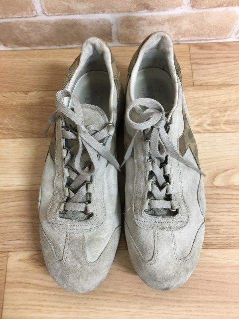 中古】 DIADORA ﾃﾞｨｱﾄﾞﾗ ﾛｰｶｯﾄｽﾆｰｶｰ 161227 ｽｴｰﾄﾞ EQUIPE ｴｷｯﾌﾟ 加工