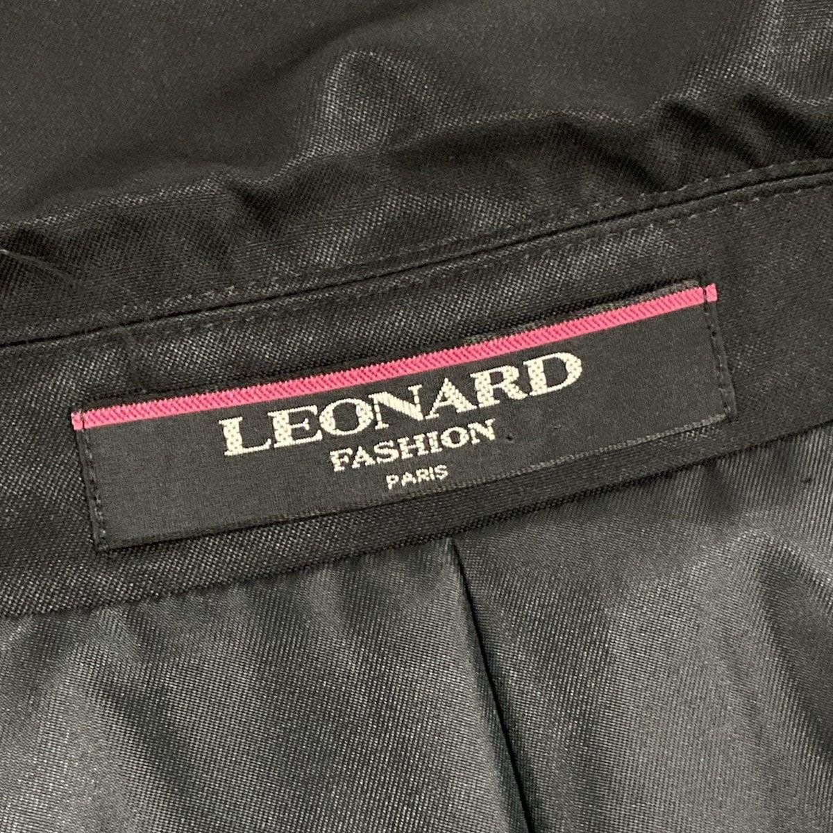 LEONARD FASHION レオナール コート ブラック ヒョウ柄 11R 楽天市場】レオナール（コート・ジャケット｜レディース