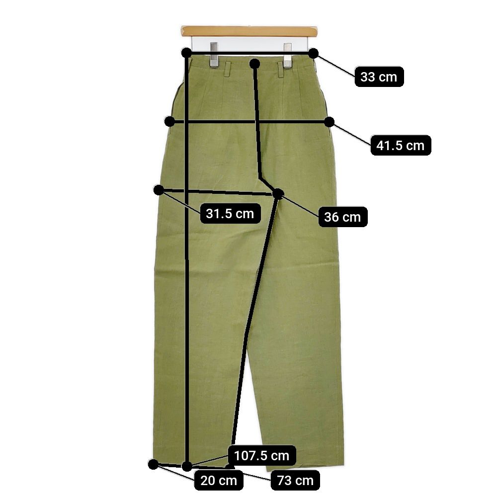 JURGEN LEHL リネンタックパンツ M JURGEN LEHL J0162FP902 リネン タック サイズM パンツ ライト