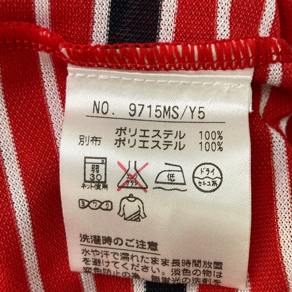 サイズ：L AND PER SE アンパスィ 半袖ポロシャツ ボーダー柄