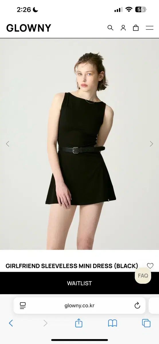 [GLOWNY]GIRLFRIEND SLEEVELESS MINI DRESS★韓国ファッション★ MUSINSA公式 | GLOWNY GIRLFRIEND SLEEVELESS MINI DRESS (WHITE)