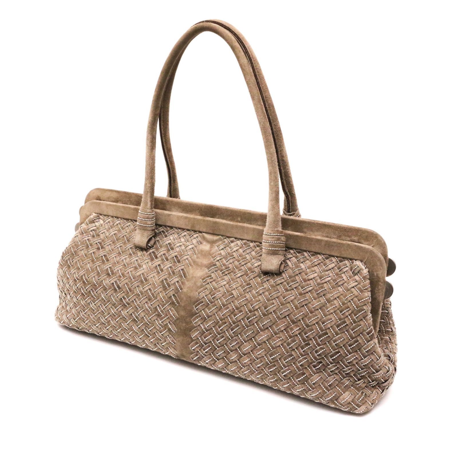 アンティーク仕上げの珍しいボッテガ　ヴェネタのハンドバッグです。 ボッテガ ヴェネタ 131670 LIMITED EDITION LAVORAZIONE FATTA AMANO