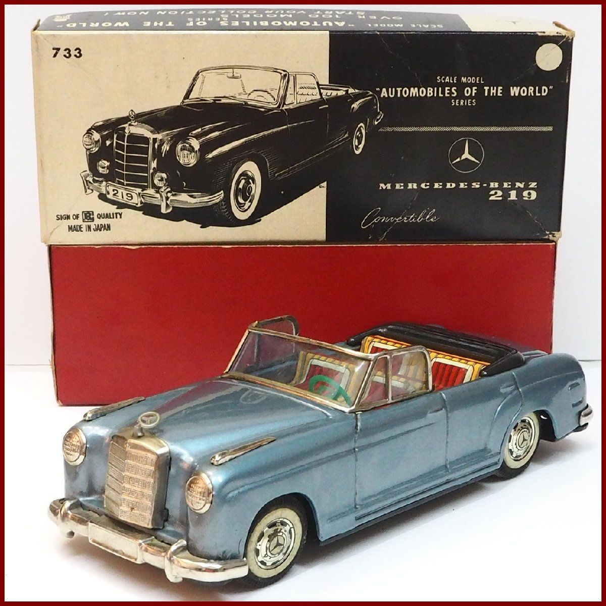 送料無料特集 | 激安の新品・型落ち・アウトレット 萬代屋 赤箱733【Mercedes-Benzメルセデス ベンツ219 ミニカー