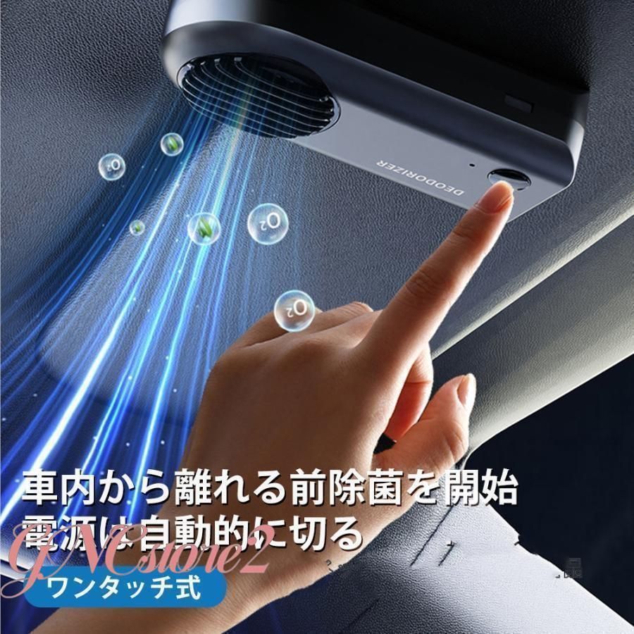 車載空気清浄機 USB マイナスイオン発生器 車用 空気清浄器