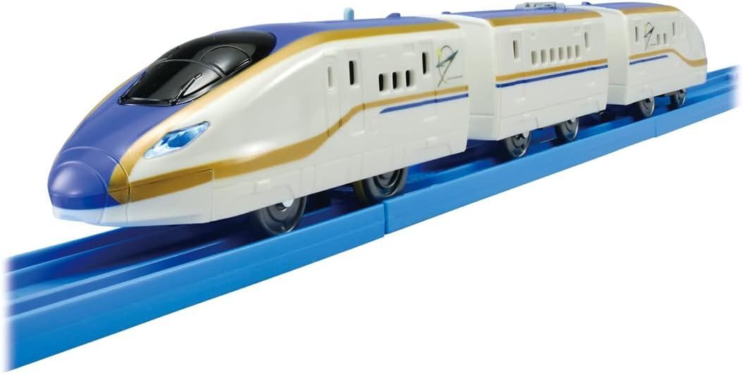 【新品】タカラトミー 『 プラレール S 5 ライト付E7系新幹線かがやき 』 電車 列車 おもちゃ 3歳 玩具安全基準合格 STマーク認証