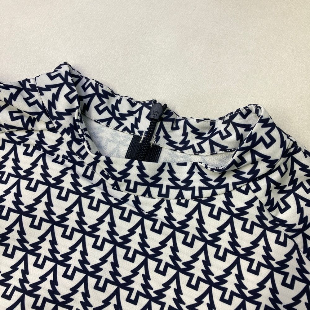 日本限定 サイズ 0 PGG PEARLY GATES パーリーゲイツ 269-1262006 長袖シャツ 総柄 ホワイト系 240101527585 ゴルフウェア レディース ストスト