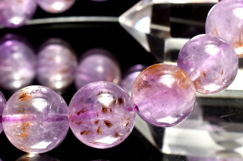 ☆ハイクオリティ☆カコクセナイトインアメジスト ゲーサイトイン