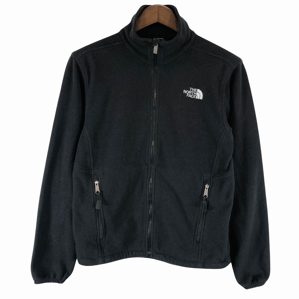 THE NORTH FACE ノースフェイス POLARTEC ポーラテック フルジップ フリースジャケット アウトドア ブラック (メンズ S)  中古 古着 P0291 - メルカリ