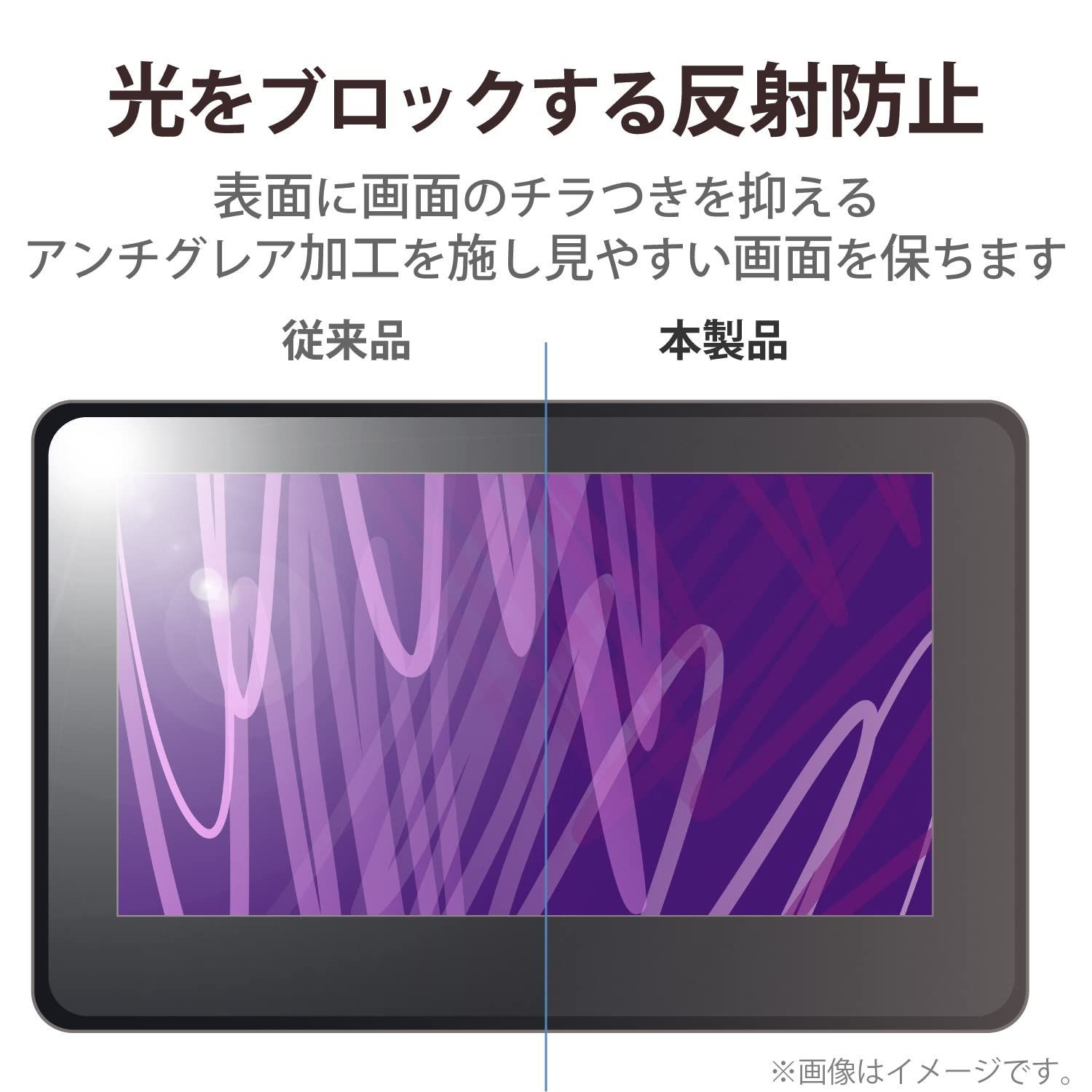 数量限定】液タブ 液晶ペンタブレット 反射防止 ペーパーテクスチャフィルム 紙のような書き心地 ペン先の摩耗を抑えた 13 ケント紙タイプ  WacomOne ワコム TB-WON13FLAPLL エレコム メルカリ