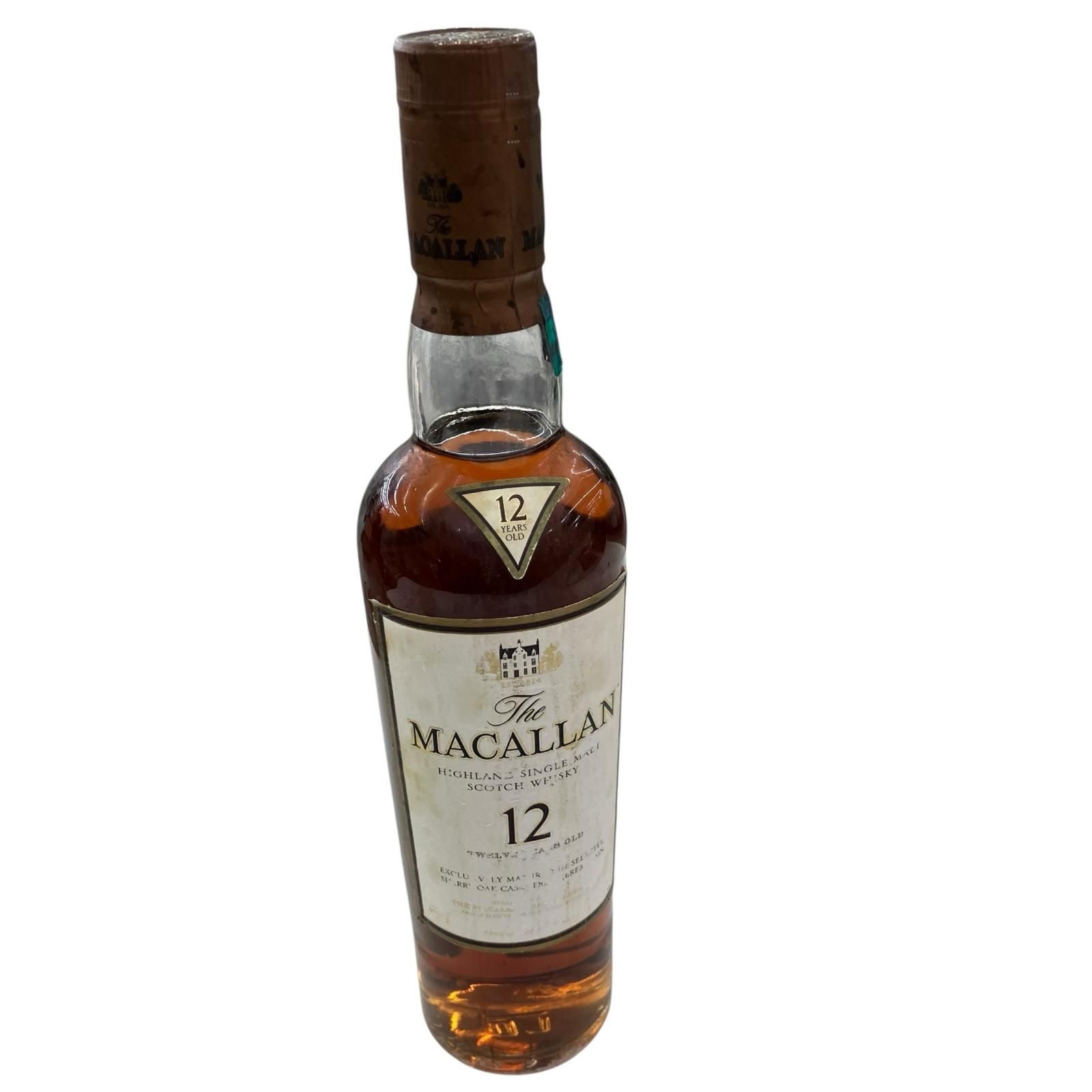 186000 MACALLAN　マッカラン　12年　350ml 旧ラベル　 [250610HM130182] 186000 MACALLAN マッカラン 12年 350ml 旧ラベル [250610HM130182]