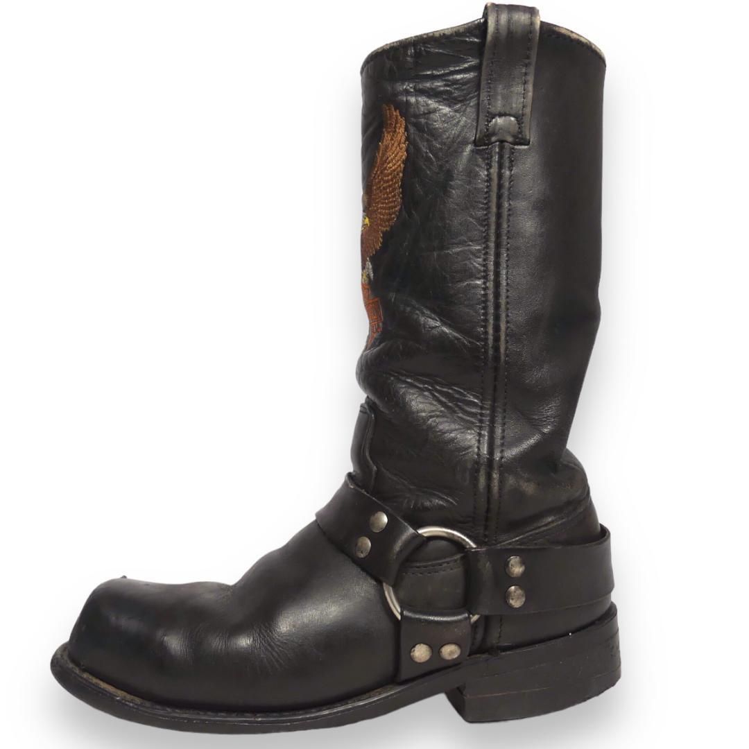 レザー　ショート　エンジニアブーツUS8 1/2ハーレーダビットソン 26.5 レザー ショート エンジニアブーツUS8 1/2ハーレーダビットソン