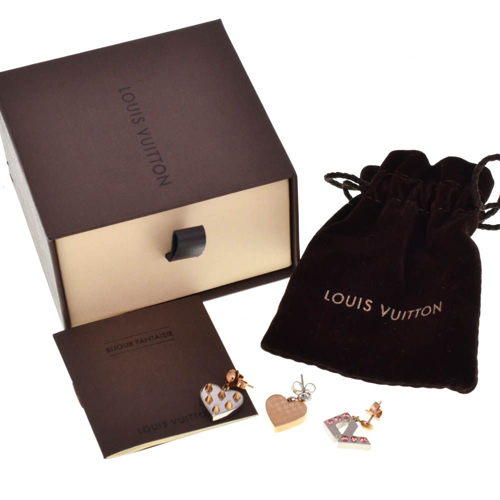 ルイ・ヴィトン LOUIS VUITTON M67037 ピアス ブックルドレイユ 
