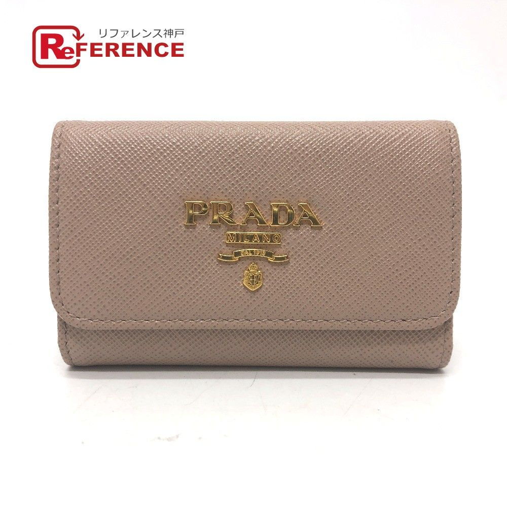 PRADA プラダ 超美品 サフィアーノ 1PG004 キーケース キーリング pradakeycase.jpg
