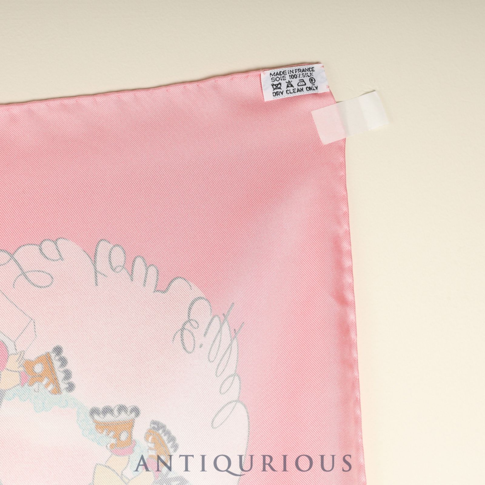 【新品】 エルメス スカーフ いたずら三つ子 エルメス スカーフ カレ90 いたずら三つ子 SILK100% 箱 カード
