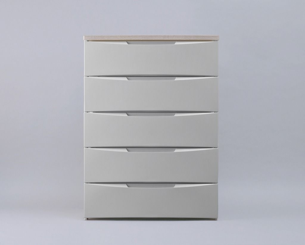 アイリスオーヤマ デザイン チェスト 幅73×奥行42×高さ100 グレー DW-725 IRIS OHYAMA MARWIL-DEMENAGEMENTS_CH