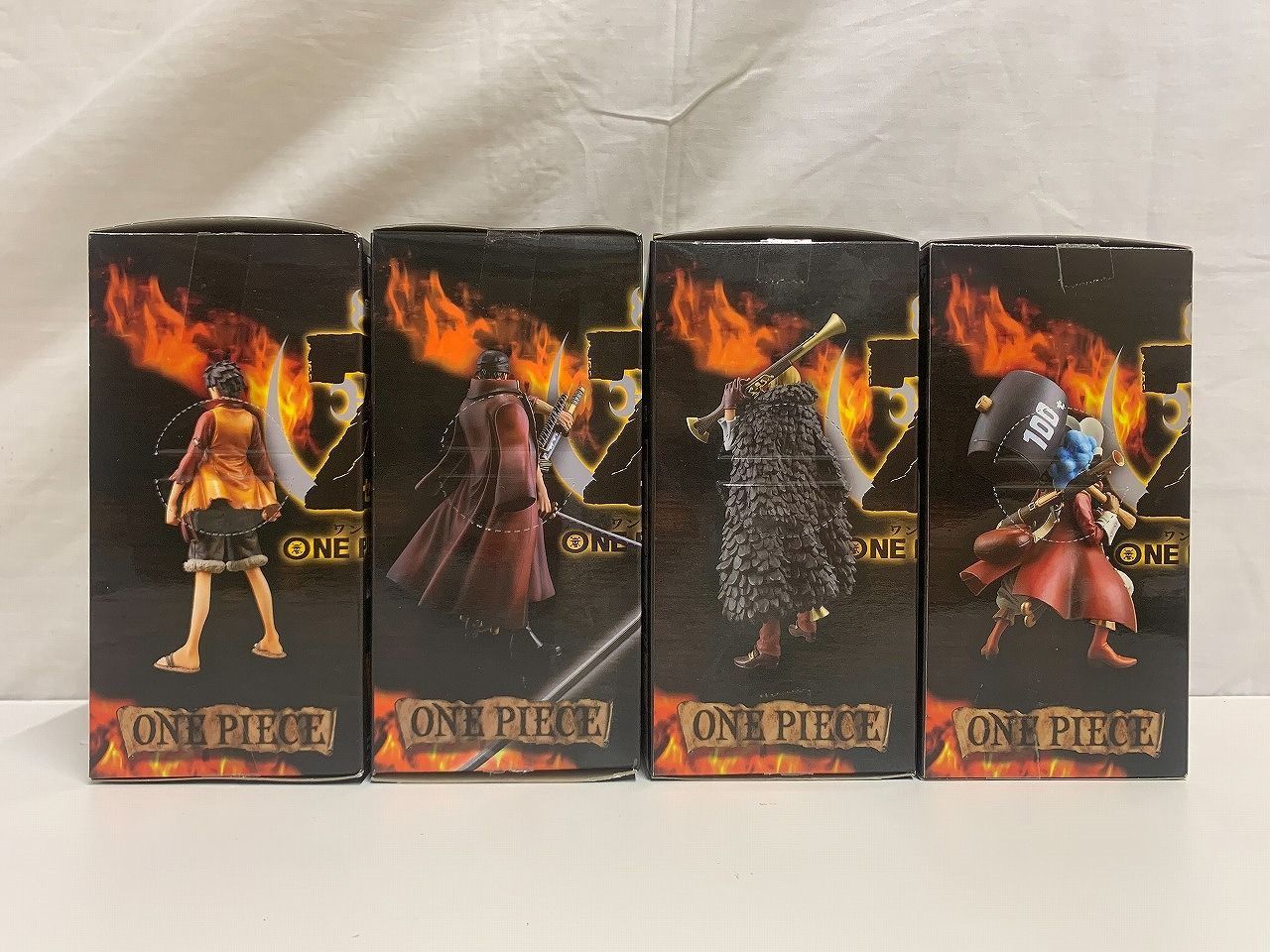 ONEPIECE フィギュア サンジ ゾロ ルフィー ウソップ 4体セット ◇ONEPIECE ワンピース Z ゼット (ルフィー・ウソップ・サンジ
