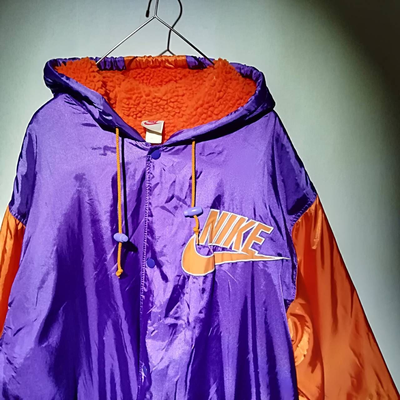 90s ナイキ NIKE ベンチコート 銀タグ ビンテージ-