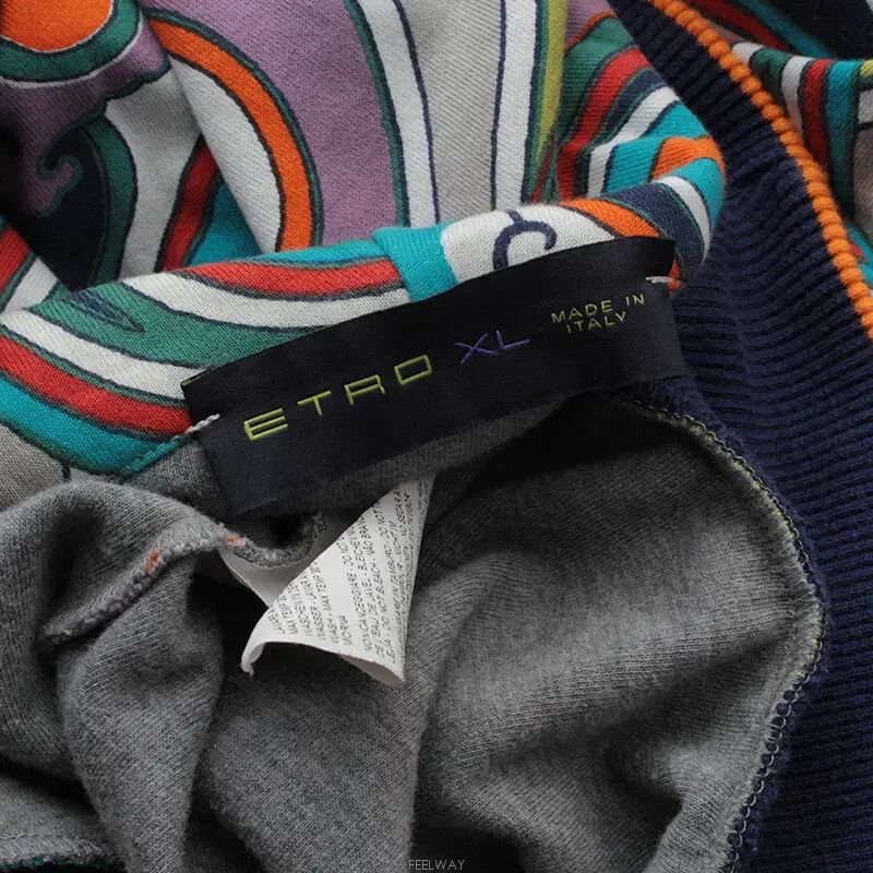 ETRO(エトロ) マルチカラー フード ジップアップ ジャケット 77