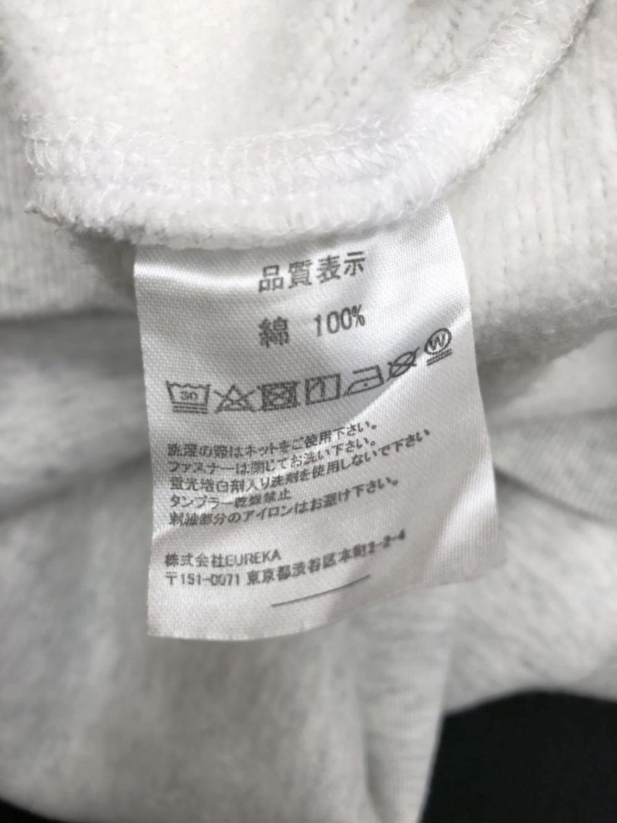 81teez ハーフジップスウェット 81TEEZ ハイチーズ ハーフジップ スウェット グレー ◇□メンズ